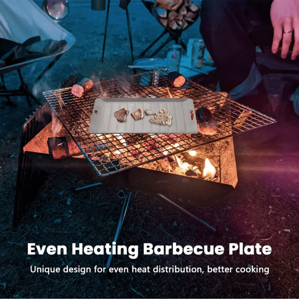 Camping Cooking Lightweight - 내구성이 뛰어난 티타늄 캠핑 그릴 팬