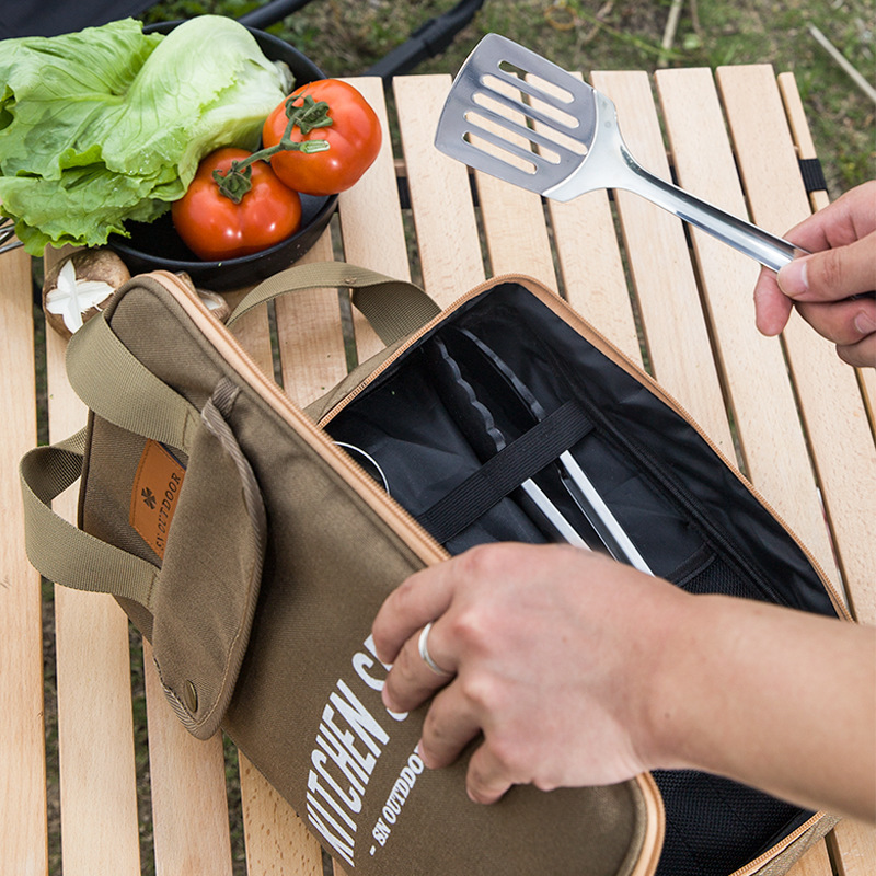 Camping Cooking Gear - 8pcs 캠핑 주방 조리기구 세트 휴대용