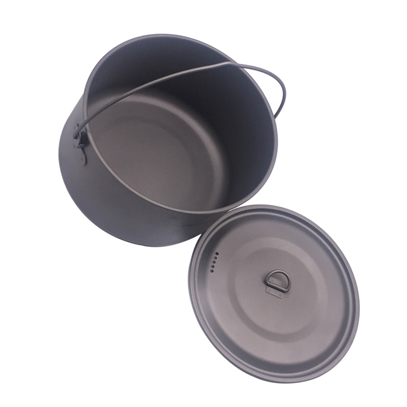 Camping Cooking Pot Stainless Steel - Flame's creed 1100 ml 1950 ml
