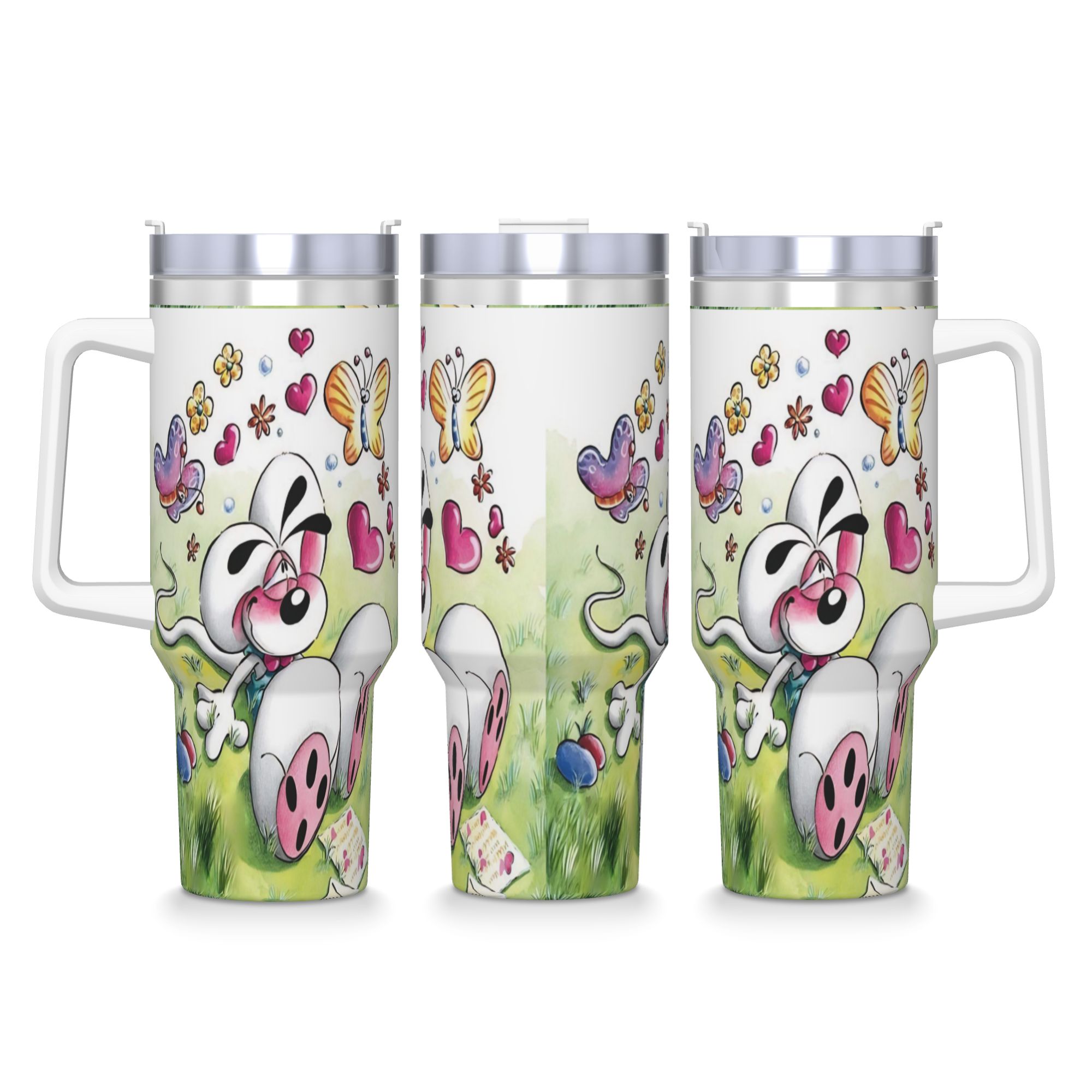 Camping Cooking Mug - 카툰 디들 스테인리스 스틸 텀블러 캠핑