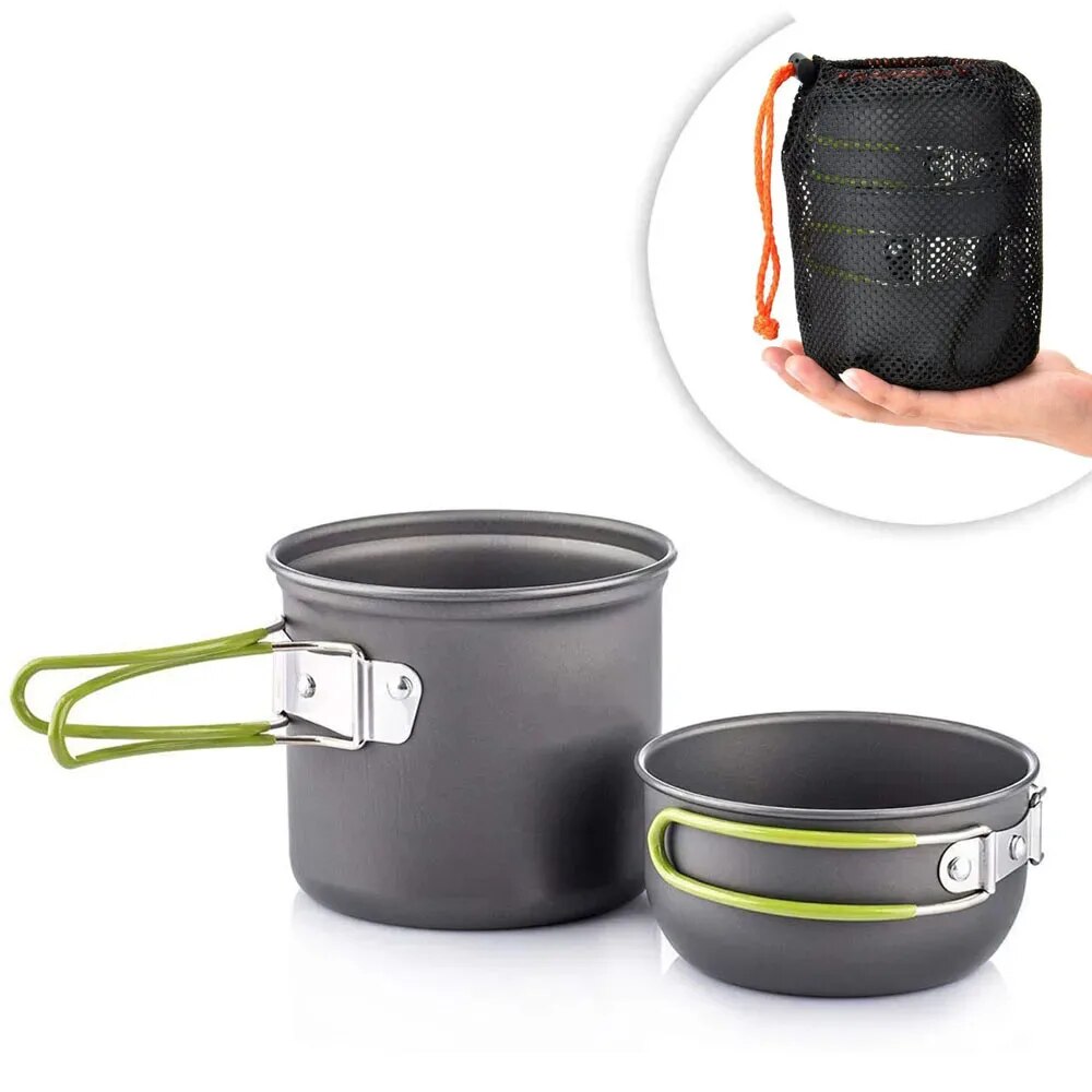 Camping Cooking Set 2 Person - 캠핑 조리기구 엉망 키트 초경량 캠핑