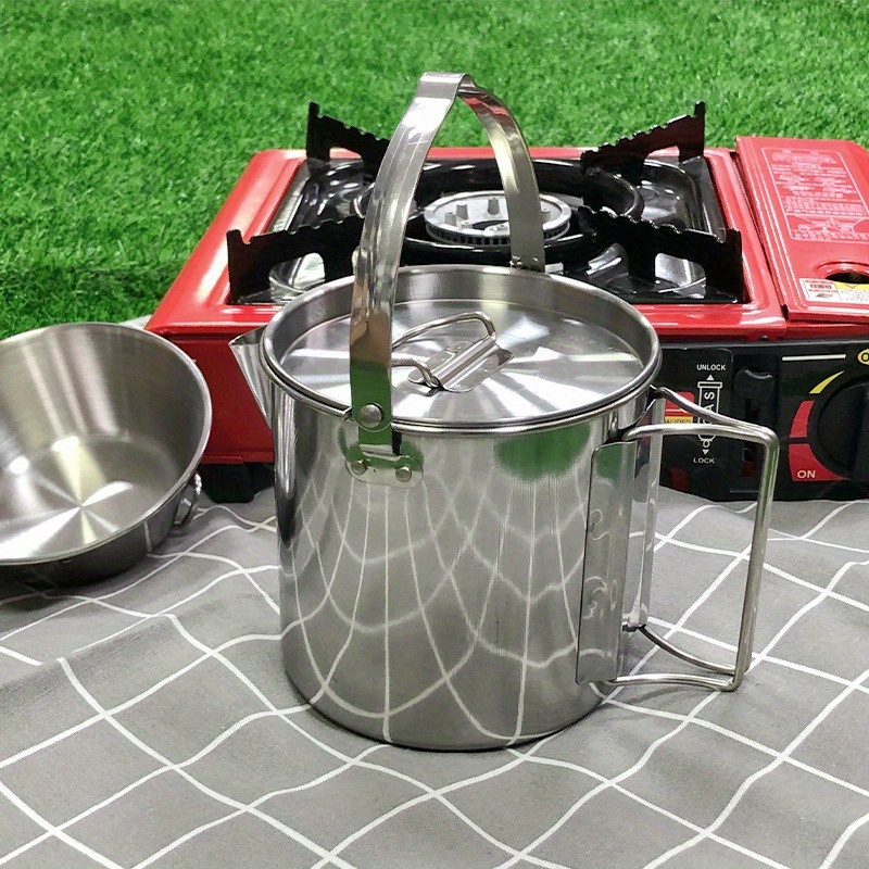 Camping Cooking Mug - 캠핑 피크닉 및 행잉 쿡아웃을 위한