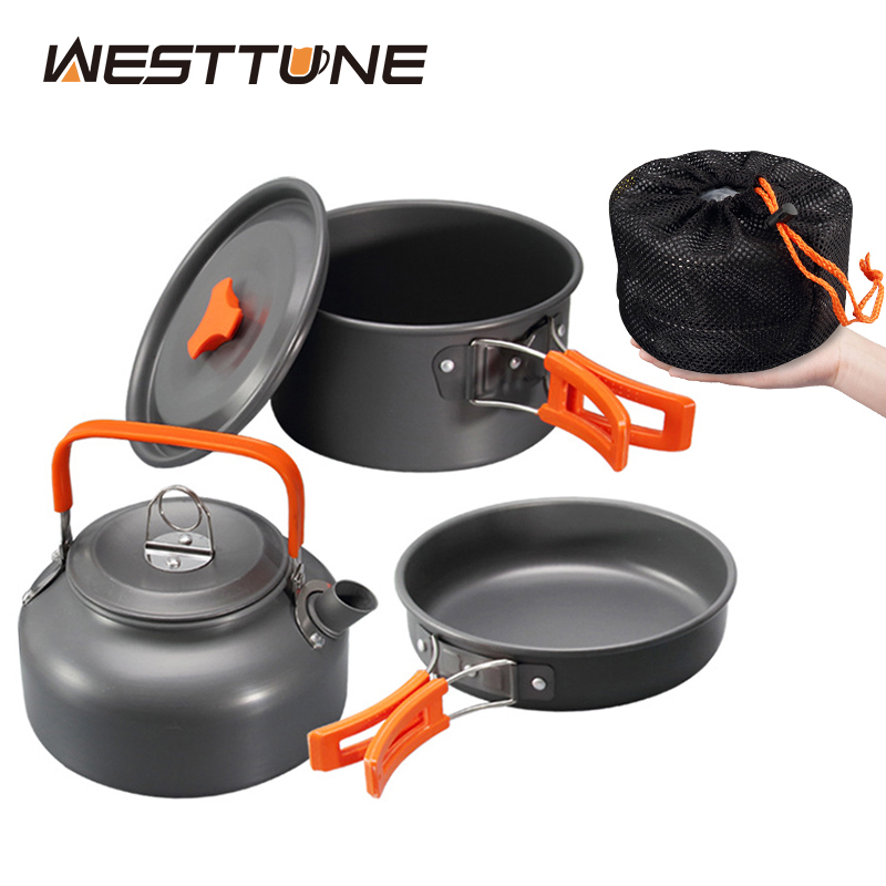 Camping Cooking Gear - WESTTUNE 캠핑 조리기구 키트 알루미늄 야외