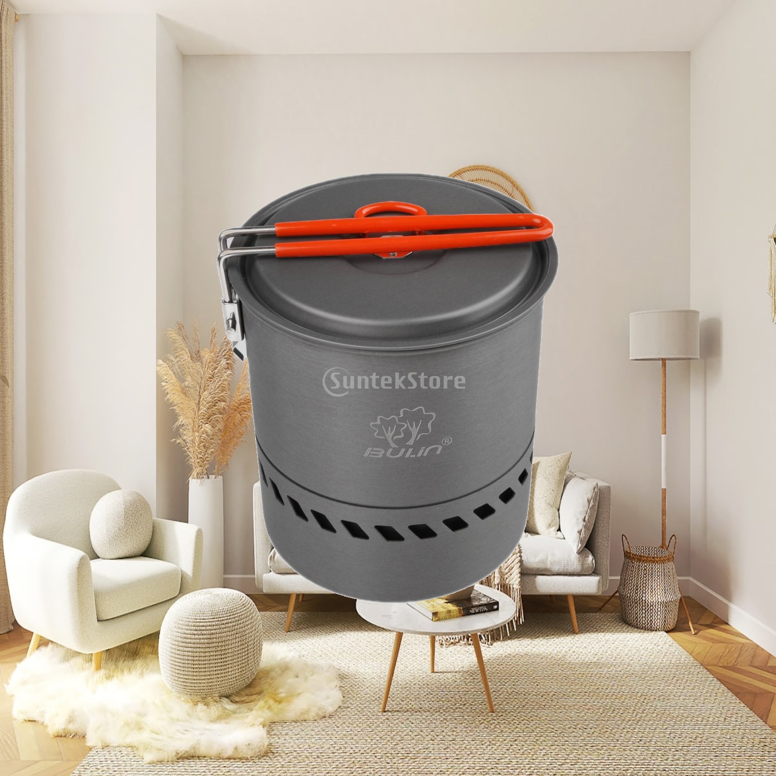 Camping Lightweight Cooking Pot - 알루미늄 합금 캠핑 냄비 열교환기 야외