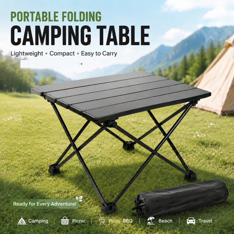 Camping Cooking Lightweight - 경량 휴대용 접이식 캠핑 테이블 접이식