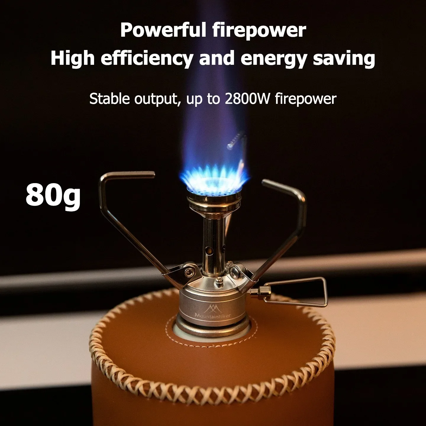 Camping Cooking Burner - 마운틴하이커 초경량 304 스테인리스 스틸 일체형