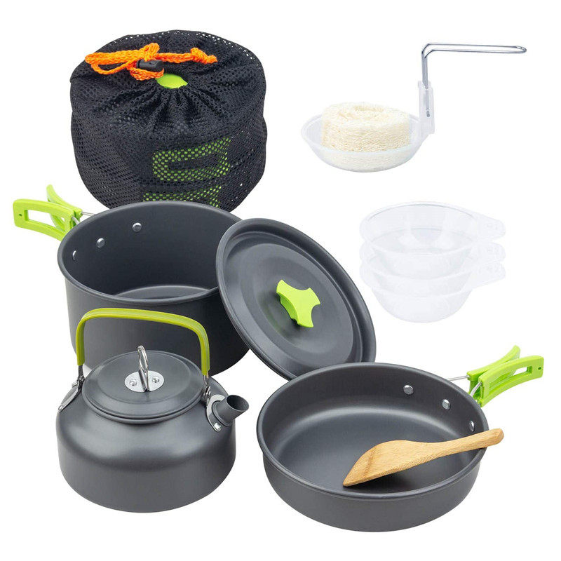 Camping Cooking Box Set - 야외 캠핑 조리기구 키트 알루미늄 요리
