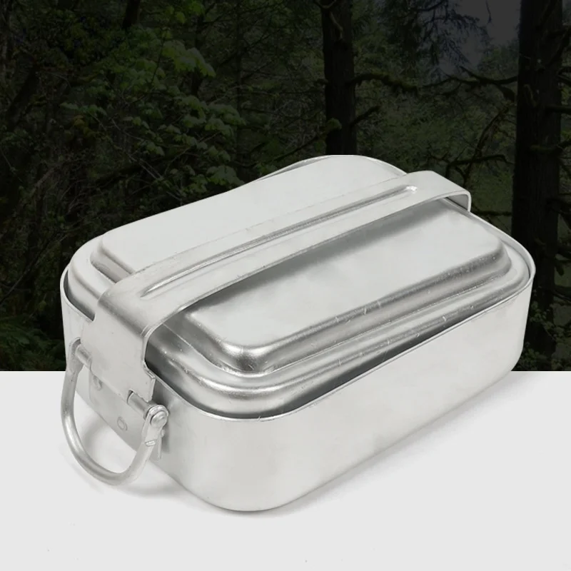 야외용 알루미늄 캠핑 조리기구 세트(뚜껑 포함) 군용식 - Camping Cooking Box Set 리뷰 및 가격