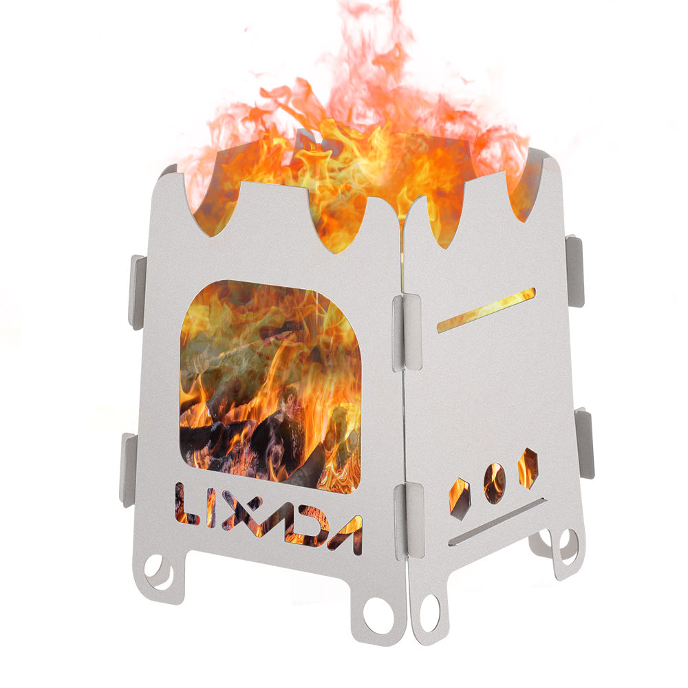Lixada 티타늄 스테인리스 스틸 야외 캠핑 스토브, - Camping Cooking Wood Stove 리뷰 및 가격