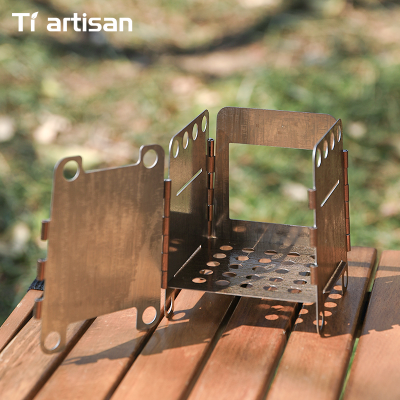 티아티산 스테인리스 스틸 캠핑 스토브 미니 휴대용 다연 - Camping Cooking Wood Stove 리뷰 및 가격