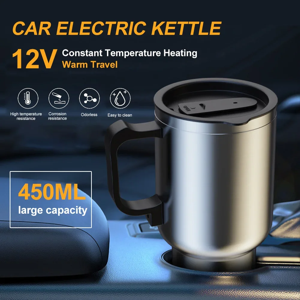 전기 난방 자동차 주전자 DC 12V 450ml 차량  - Camping Cooking Mug 리뷰 및 가격