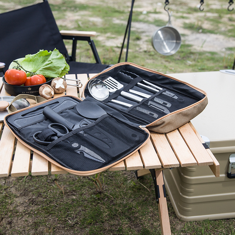 8pcs 캠핑 주방 조리기구 세트 휴대용 가방 야외 여 - Camping Cooking Gear 리뷰 및 가격