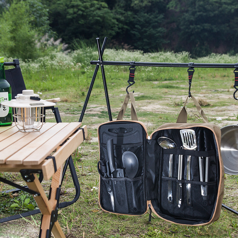 8pcs 캠핑 주방 조리기구 세트 휴대용 가방 야외 여 - Camping Cooking Gear 리뷰 및 가격