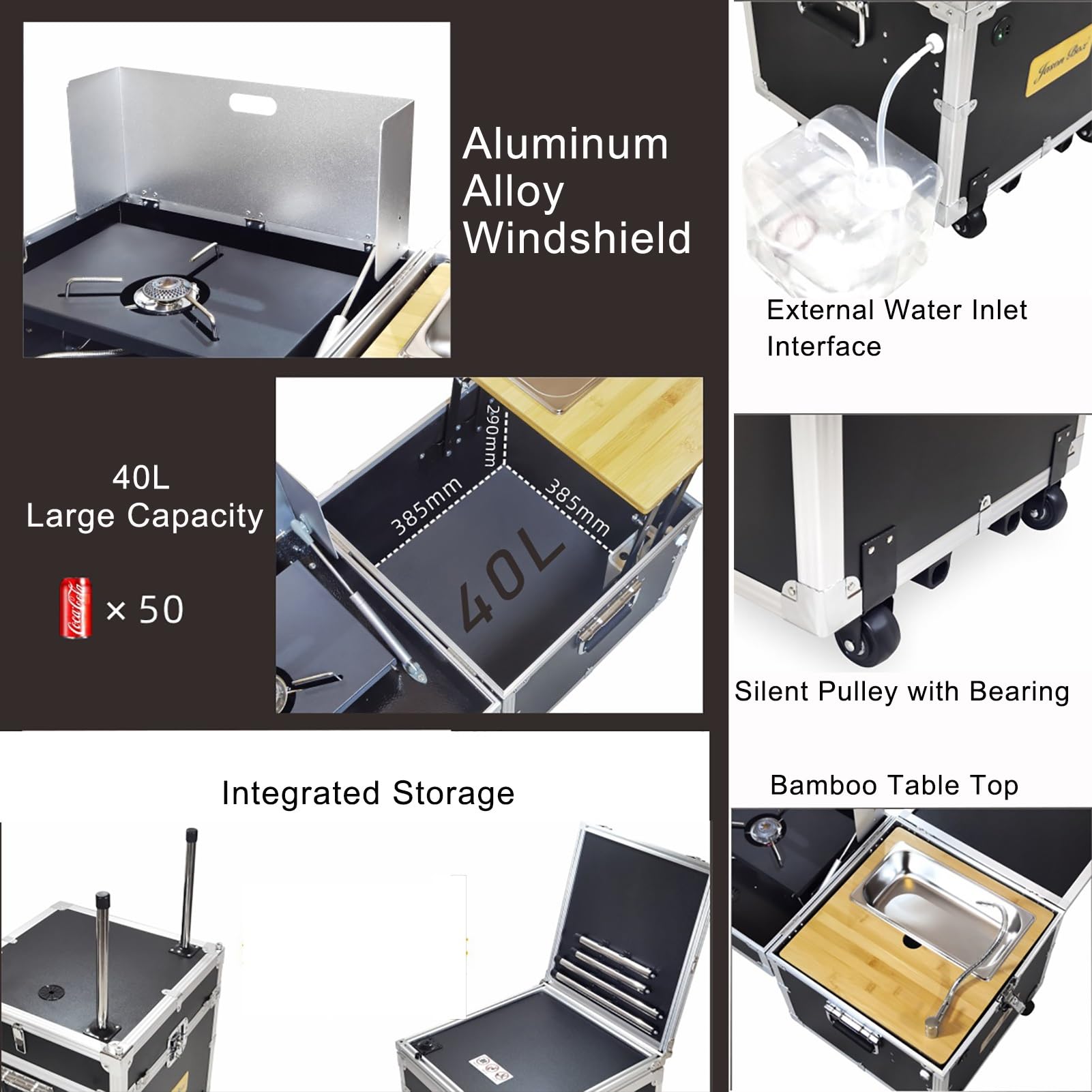 야외 캠핑 요리 세트 캠핑 이동식 주방 박스 조리대 스 - Camping Cooking Box Set 리뷰 및 가격