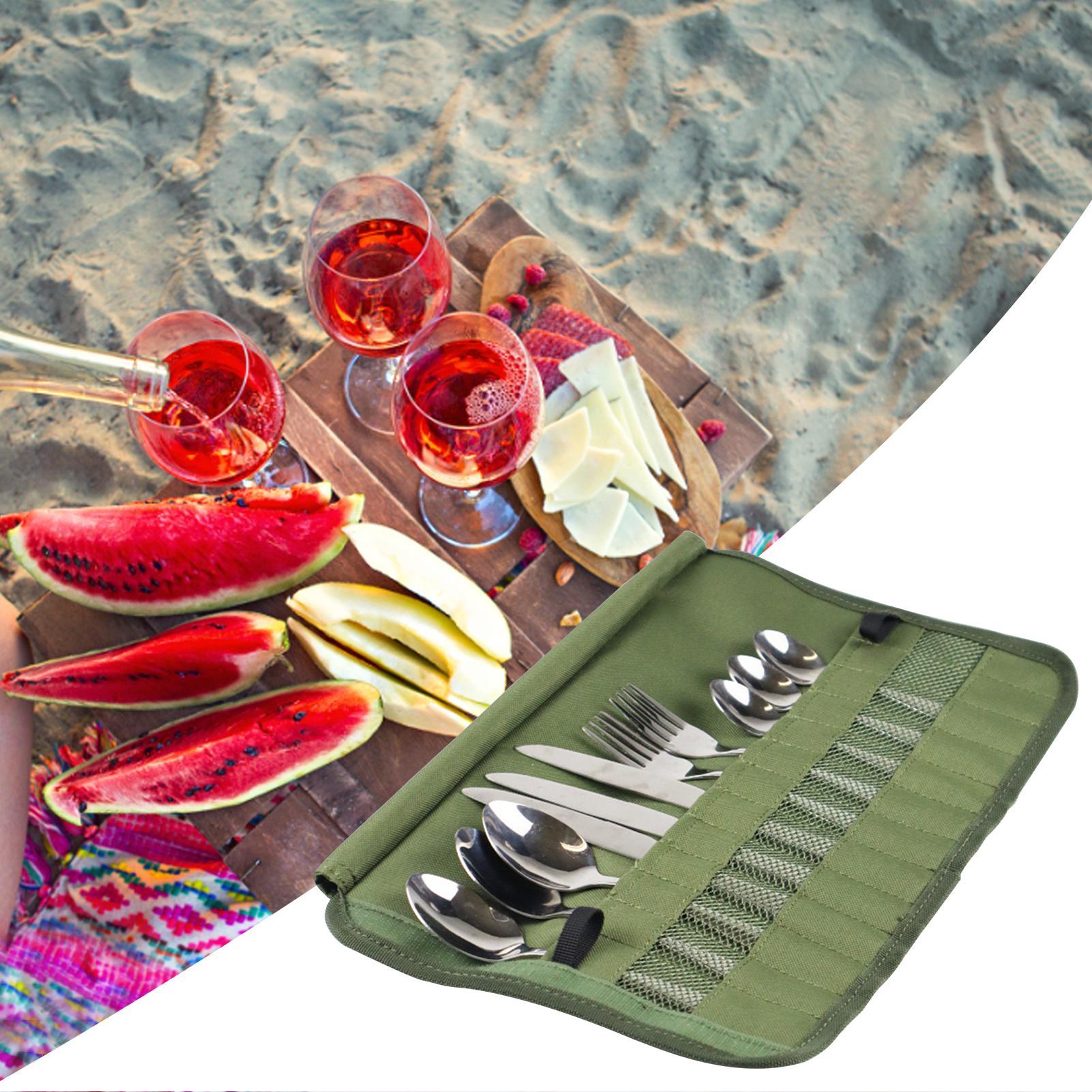캠핑 식기류 롤백 주방 조리기구 세트 여행용 정리함 다 - Camping Cooking Utensil Roll 리뷰 및 가격