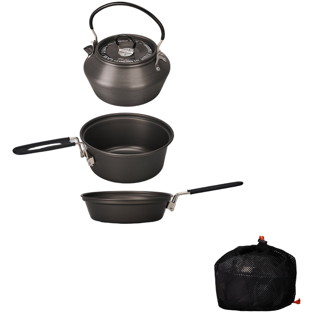 경량 알루미늄 합금 캠핑 조리기구 세트 3종 냄비 프라 - Camping Lightweight Cooking Pot 리뷰 및 가격