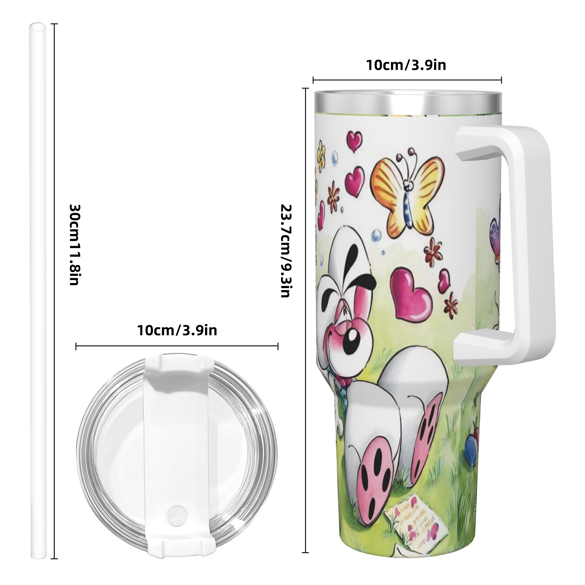 카툰 디들 스테인리스 스틸 텀블러 캠핑 커피 머그 빨대 - Camping Cooking Mug 리뷰 및 가격