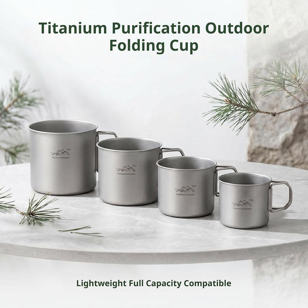야외 하이킹을위한 스테인레스 스틸 캠핑 컵 초경량 여행 - Camping Cooking Mug 리뷰 및 가격