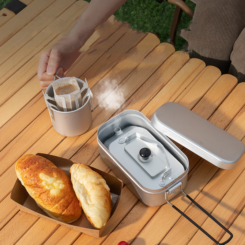 초경량 휴대용 피크닉 캠핑 관광 주전자, 티팟 커피 포 - Camping Cooking Set Stainless Steel 리뷰 및 가격