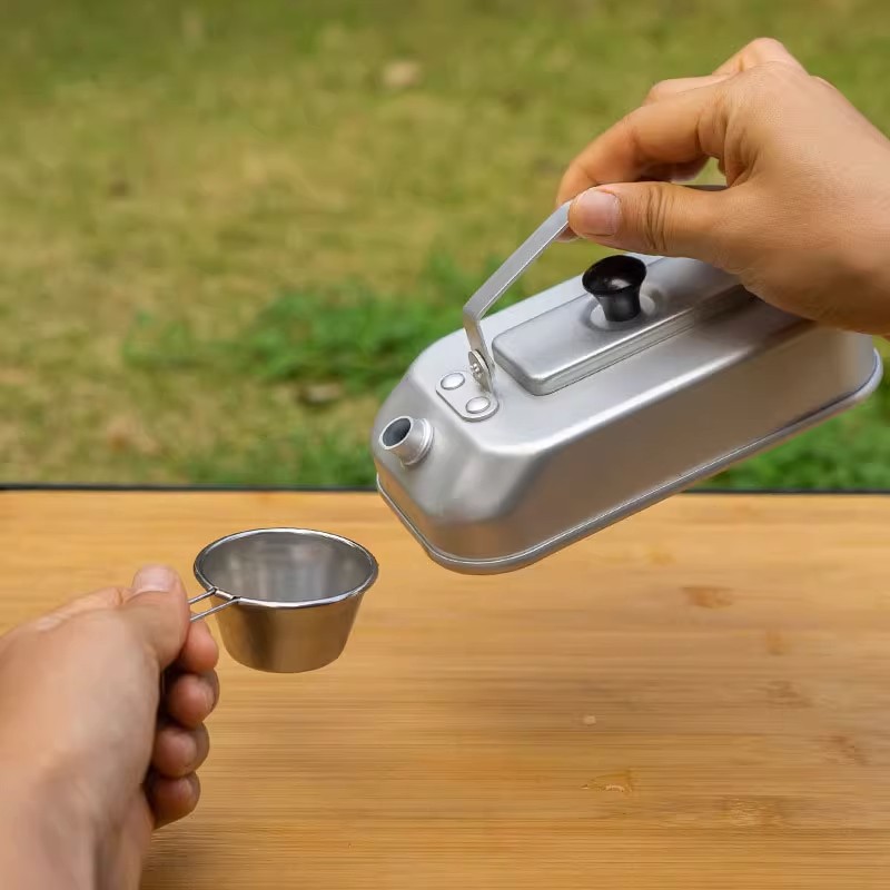 초경량 휴대용 피크닉 캠핑 관광 주전자, 티팟 커피 포 - Camping Cooking Set Stainless Steel 리뷰 및 가격