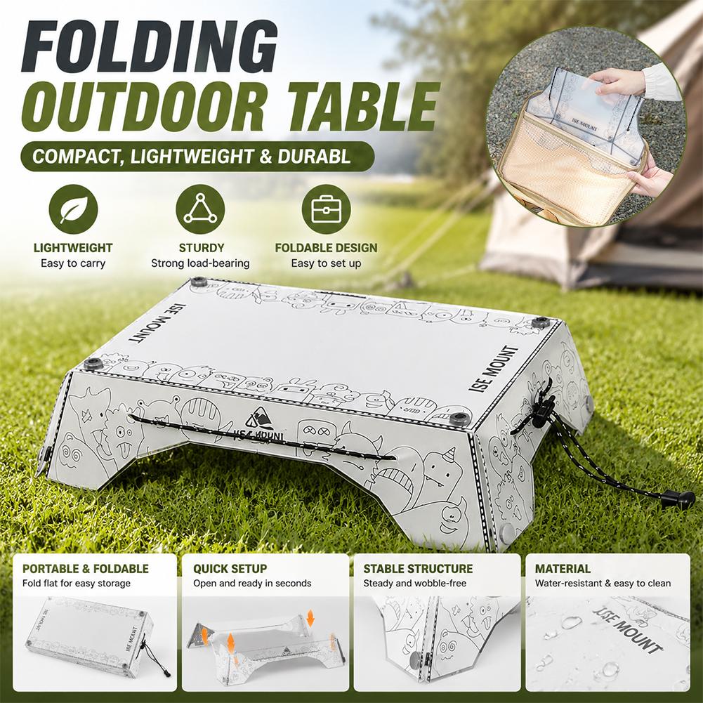 휴대용 다기능 접이식 캠핑 테이블 PP 경량 피크닉 책 - Camping Cooking Lightweight 리뷰 및 가격