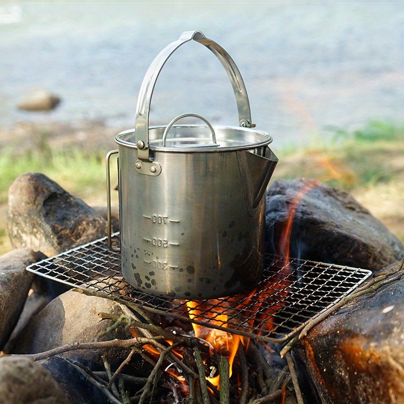 캠핑 피크닉 및 행잉 쿡아웃을 위한 1PC 소형 및 휴 - Camping Cooking Mug 리뷰 및 가격