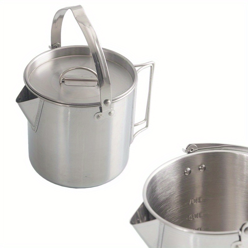 캠핑 피크닉 및 행잉 쿡아웃을 위한 1PC 소형 및 휴 - Camping Cooking Mug 리뷰 및 가격