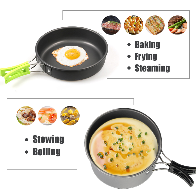 WESTTUNE 캠핑 조리기구 키트 알루미늄 야외 휴대 - Camping Cooking Gear 리뷰 및 가격