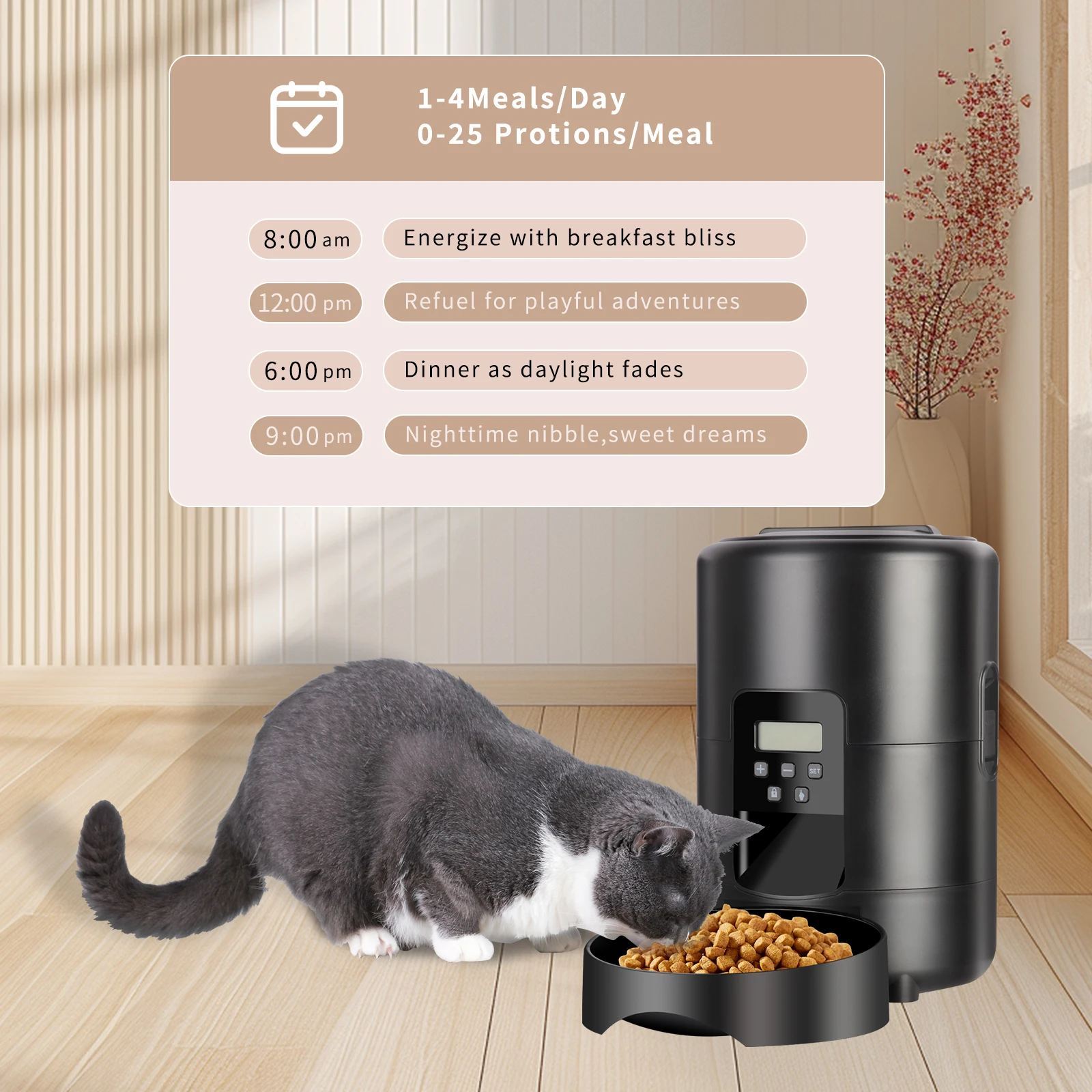 2L 앱 제어 자동 애완동물 급식기 버튼형 자동 고양이 - Camping Cooking Bowl 리뷰 및 가격
