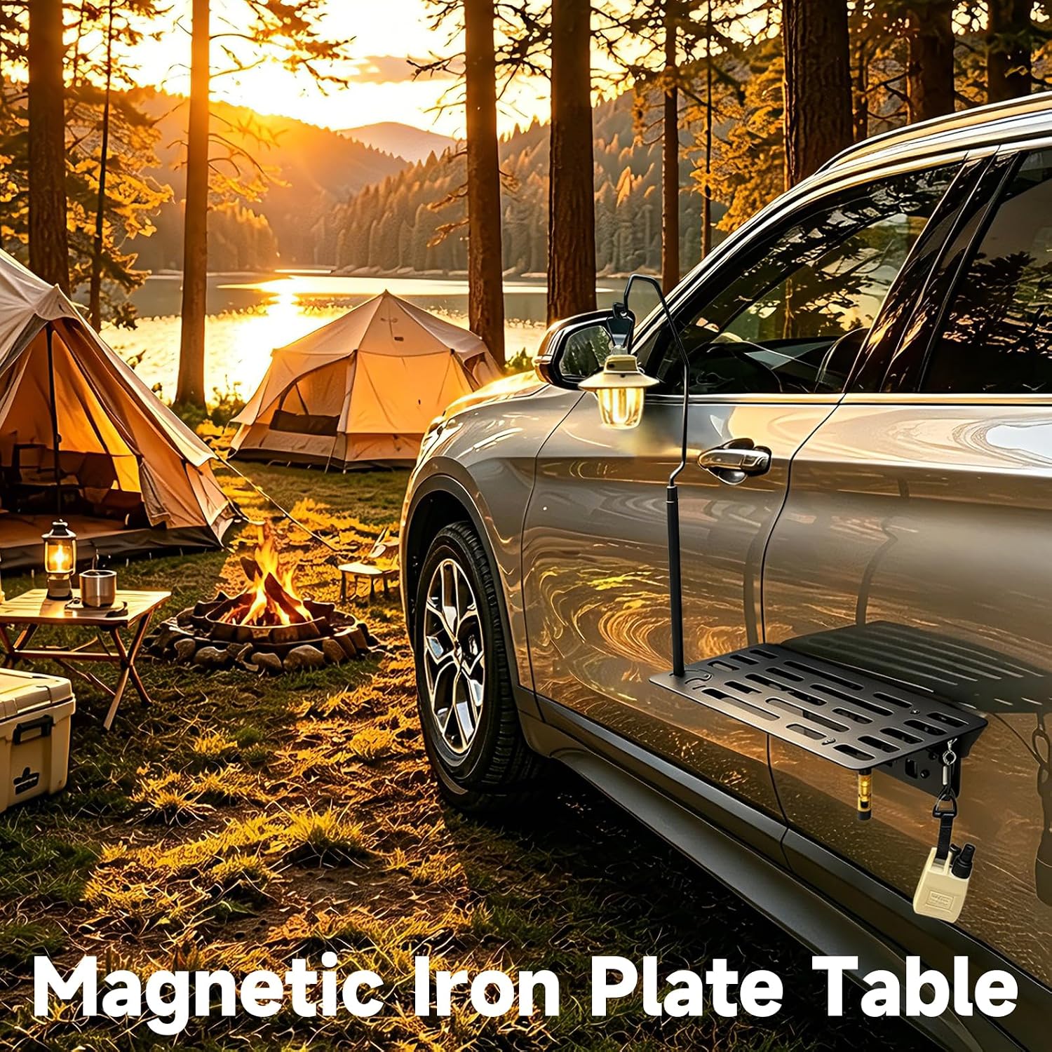 자석식 접이식 차량용 사이드 테이블, 금속 차량 캠핑  - Camping Cooking Table Foldable 리뷰 및 가격