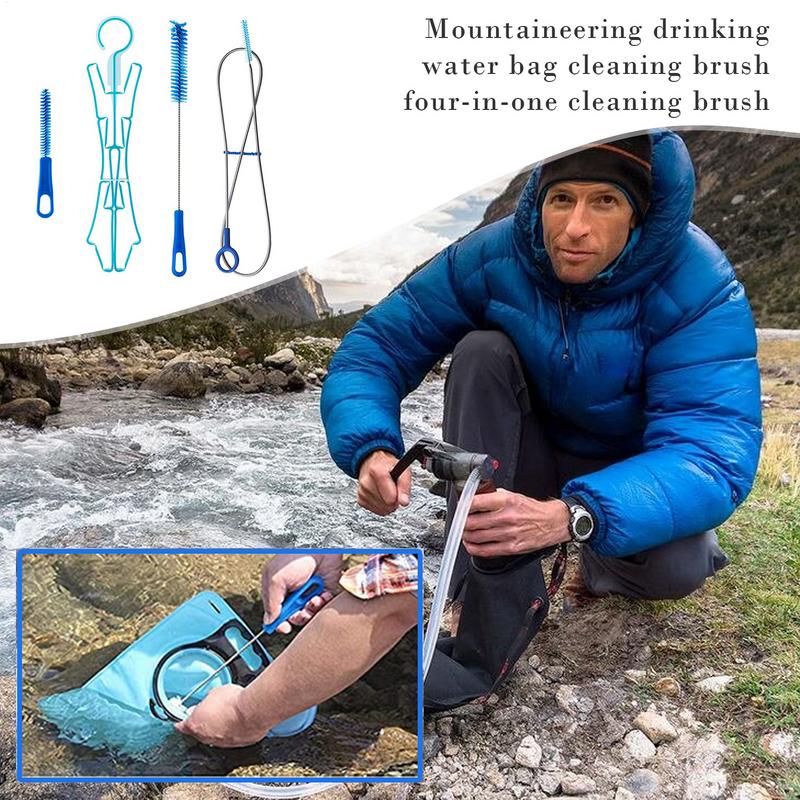 물 수화 방광 청소 브러시 ​​키트 플라스틱 야외 식수 - Camping Cooking Gear 리뷰 및 가격