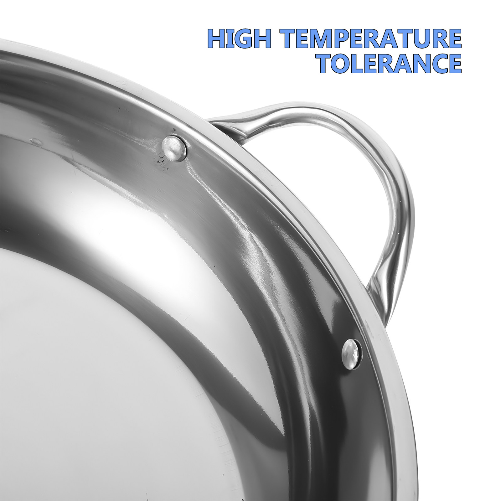 이중 손잡이 스테인리스 스틸 웍 냄비 가정용 주방 금속 - Camping Cooking Pot Stainless Steel 리뷰 및 가격