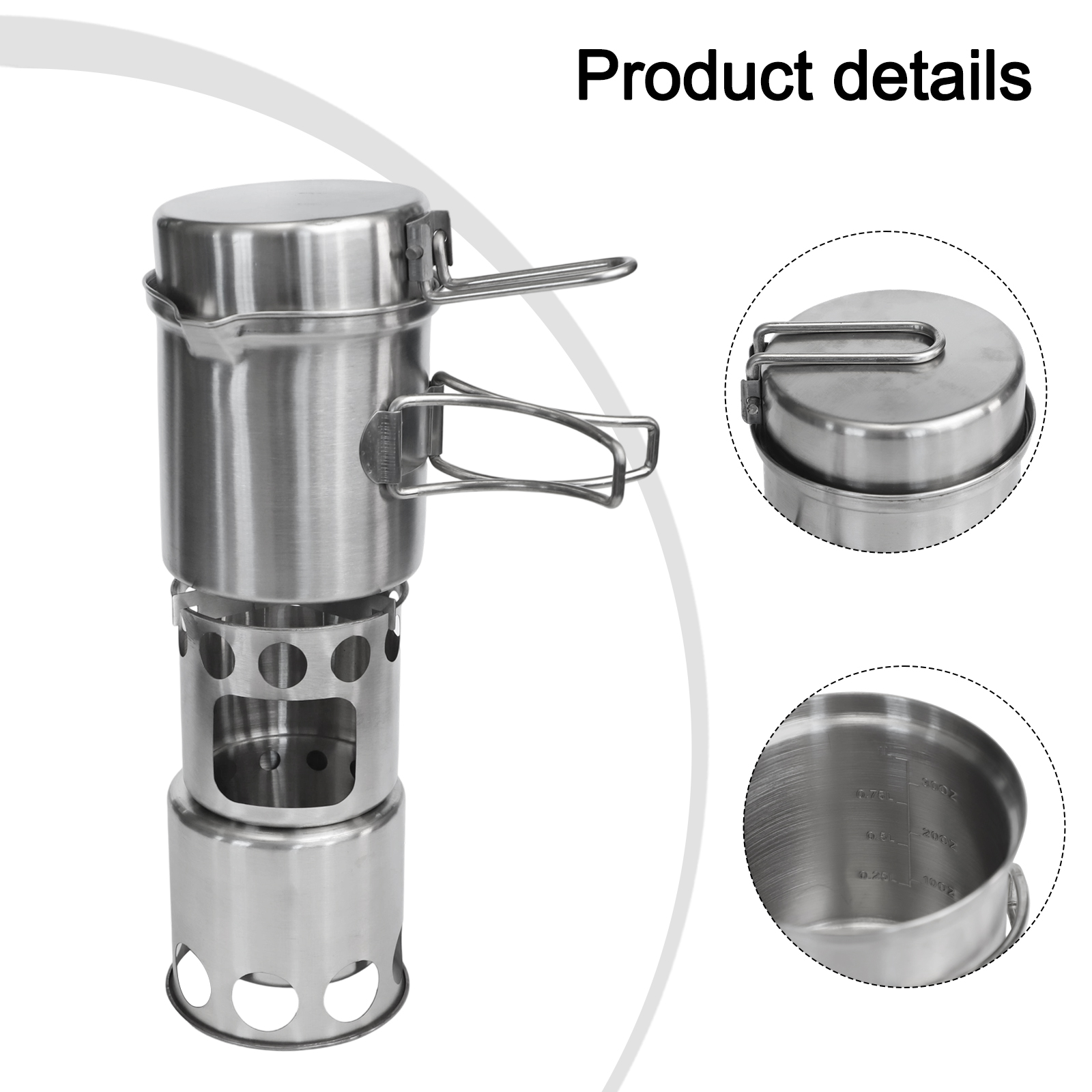 캠핑용 휴대용 장작 난로 캠핑 요리 야외 바베큐 야외  - Camping Cooking Gear Set 리뷰 및 가격
