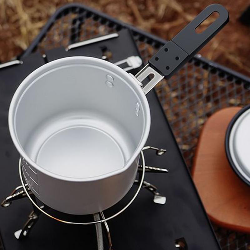 접이식 캠핑 냄비 700ml 알루미늄 합금 냄비 손잡이 - Camping Lightweight Cooking Pot 리뷰 및 가격