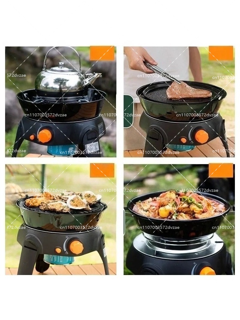 야외 다기능 가스 스토브 캠핑 바베큐 그릴 6종 접이식 - Camping Cooking Gear 리뷰 및 가격