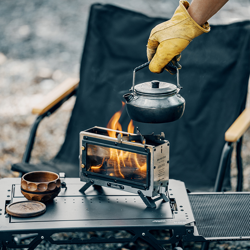 고아웃 스프링힐 나무 난로 휴대용 장작 사각 난로 스테 - Camping Cooking Wood Stove 리뷰 및 가격