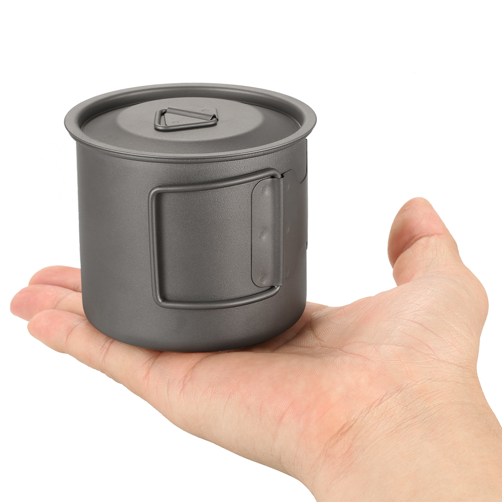 Lixada 접이식 손잡이가 있는 초경량 티타늄 컵,  - Camping Cooking Mug 리뷰 및 가격