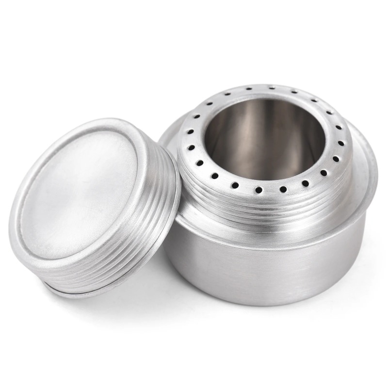 초경량 실버 알코올 스토브 밀폐형 뚜껑 디자인 캠핑 난 - Camping Cooking Burner 리뷰 및 가격