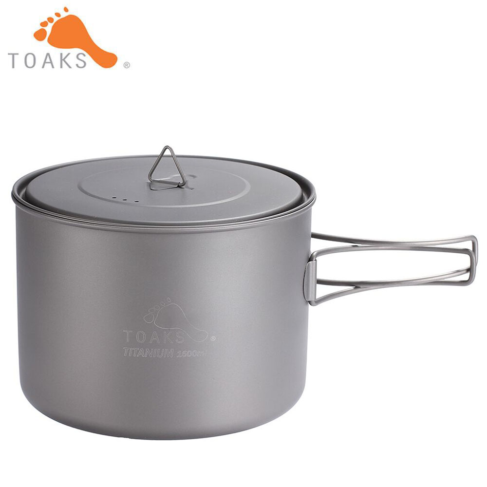 TOAKS-야외 캠핑 3 인 1 티타늄 냄비 1600m - Camping Cooking Gear 리뷰 및 가격