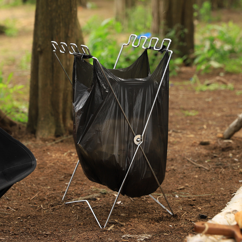 휴대용 접이식 쓰레기 봉투 홀더, 캠핑 바베큐 피크닉  - Camping Cooking Lightweight 리뷰 및 가격