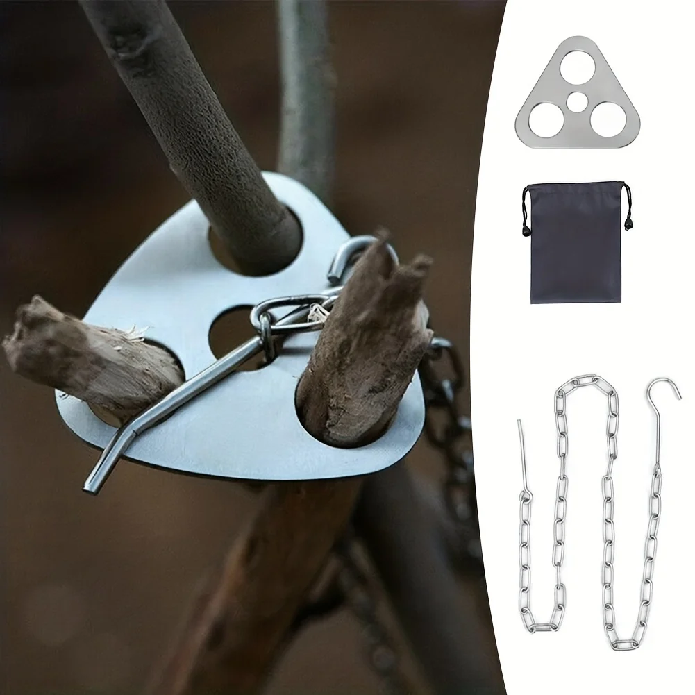 야외 바베큐 삼각대 휴대용 분리형 교수형 랙 스테인레스 - Camping Cooking Gear 리뷰 및 가격