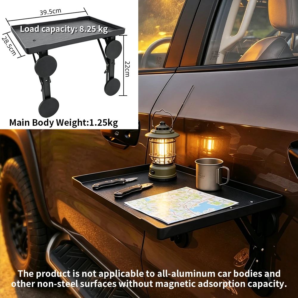 휴대용 차량 측면 도어 걸이형 트레이 접이식 자동차 테 - Camping Cooking Table Foldable 리뷰 및 가격