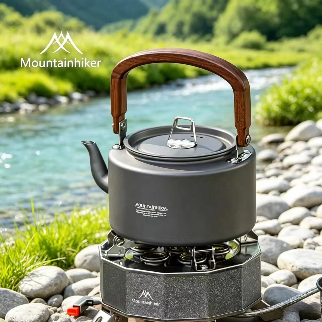 캠핑용 1.4L 차 주전자, 알루미늄 합금 구조, 나무 - Camping Cooking Set 2 Person 리뷰 및 가격