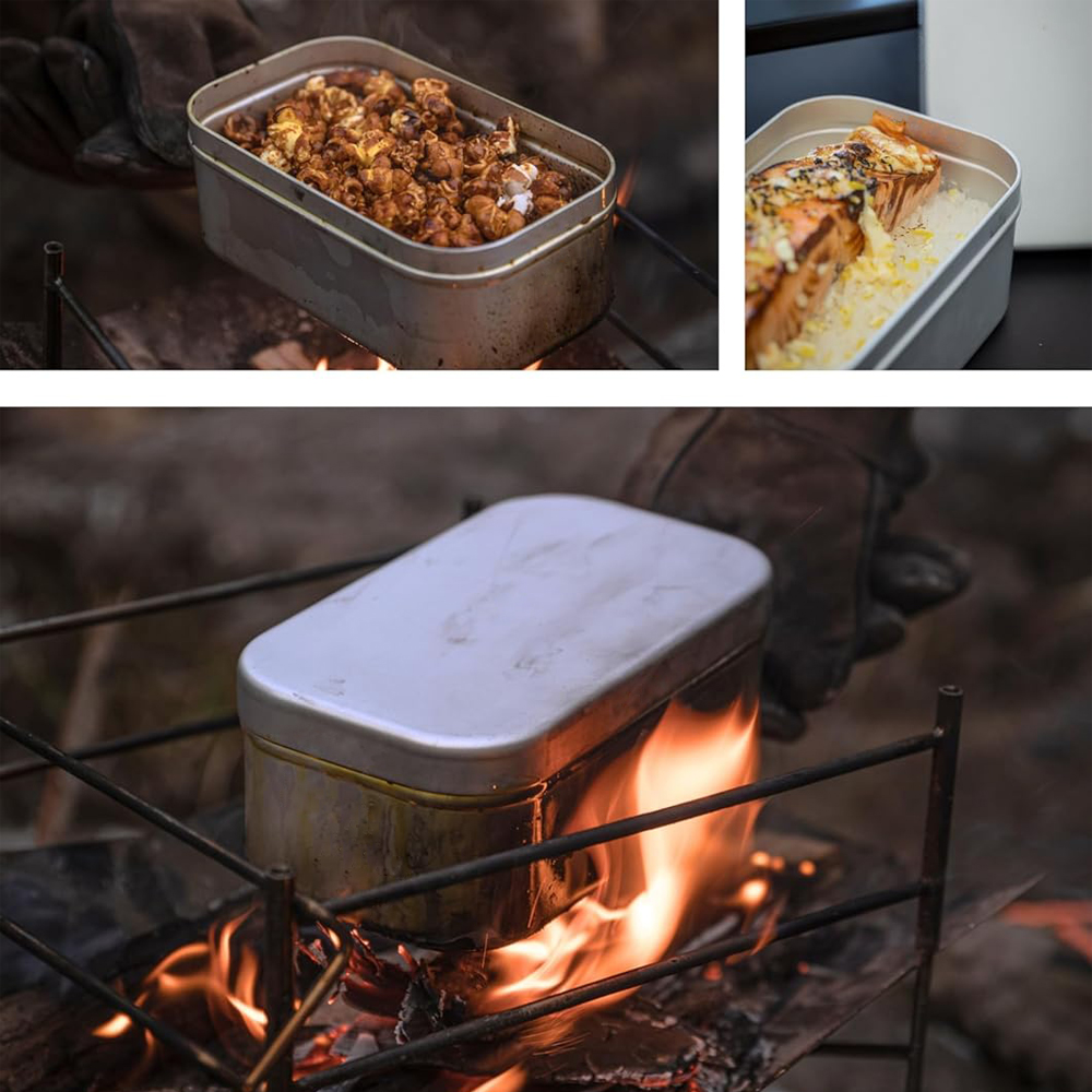 접이식 도시락 상자 손잡이, 성인용 도시락 용기, 알루 - Camping Cooking Pot 리뷰 및 가격