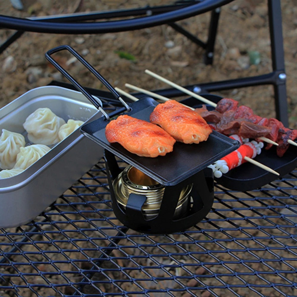 캠핑 프라이팬 야외 휴대용 그릴 팬 바베큐 베이킹 접시 - Camping Cooking Pot Stainless Steel 리뷰 및 가격