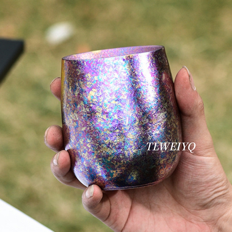 순수 티타늄 냉음료 머그컵, 타원형 240ml 가정용  - Camping Cooking Pot 리뷰 및 가격