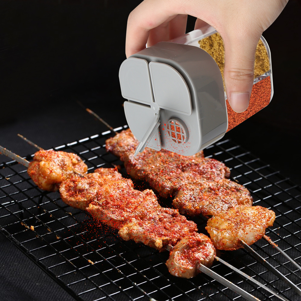 4in1 캠핑 조미료 셰이커 뚜껑이있는 다목적 양념 항 - Camping Cooking Set Stainless Steel 리뷰 및 가격